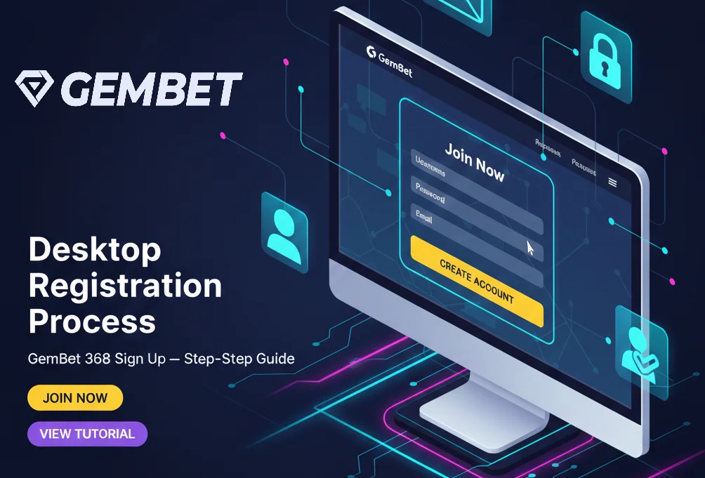 GemBet 368 sign up — step by step process
