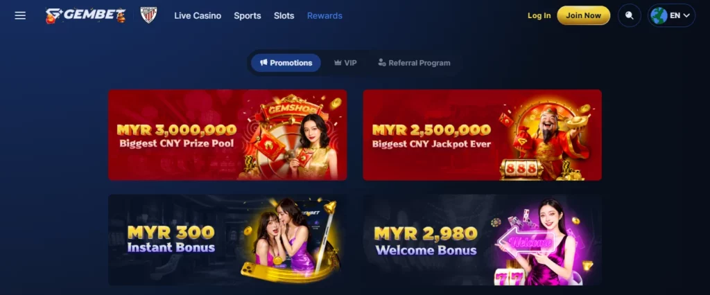  GemBet Bonus System