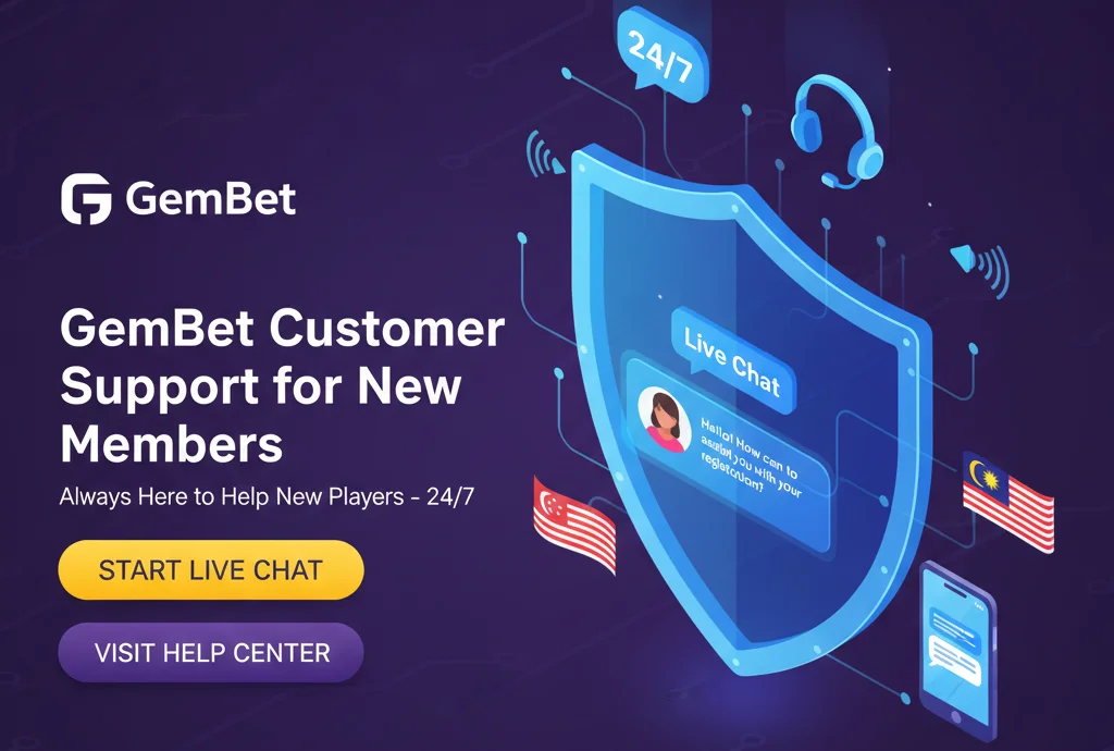 Contacting GemBet support during registration
