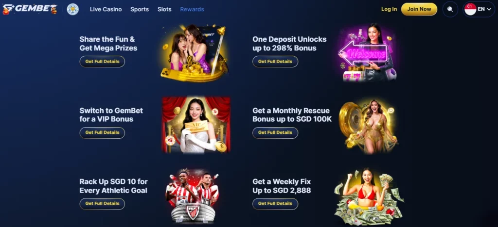 Exclusive Live Casino Bonuses and VIP Rewards GemBet