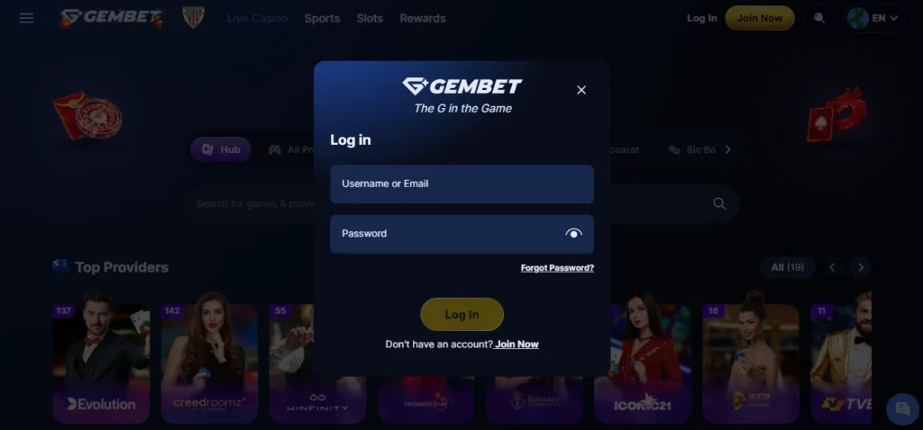 Access GemBet players in Southeast Asia