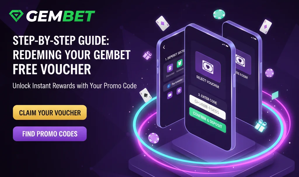 Entering GemBet voucher codes on the checkout page