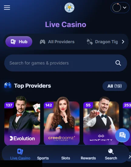 GemBet new website mobile version
